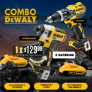 Combo Taladro Doble: Taladro Llave de Impacto + Atornillador Inalámbrico